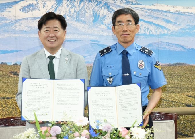 긴급차량 우선신호시스템 확대 운영 업무협약식