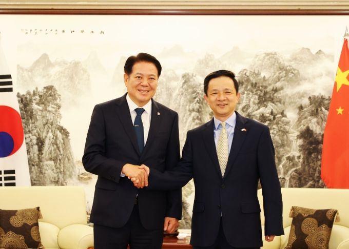 최대호 안양시장, 다이빙 주한 중국대사와 간담회