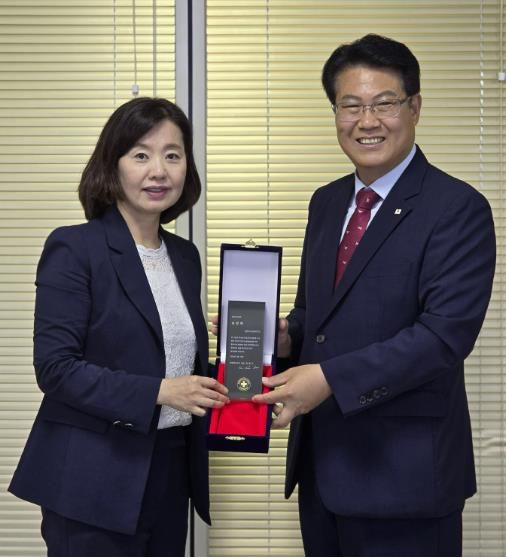 청주상당보건소, ‘생명나눔 확산’ 혈액관리본부장 표창 수상