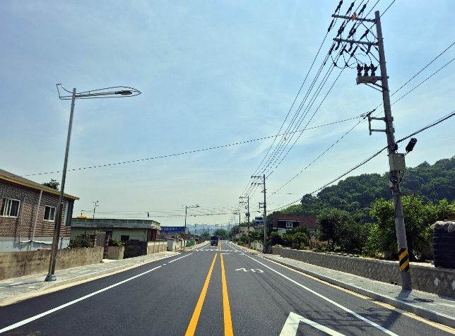 사천시, 시도3호선(양동마을) 확포장공사 준공