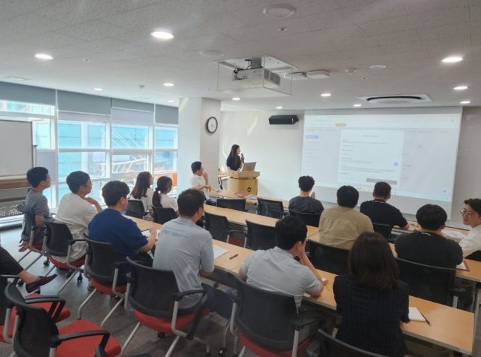 김해시 하수과, 비전체계도 추진성과 및 웍스AI 활용방안 보고회