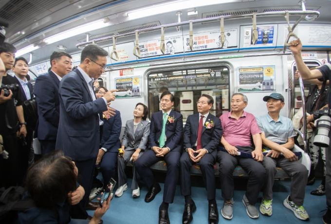 인천도시철도 1호선 검단연장선 개통기념식