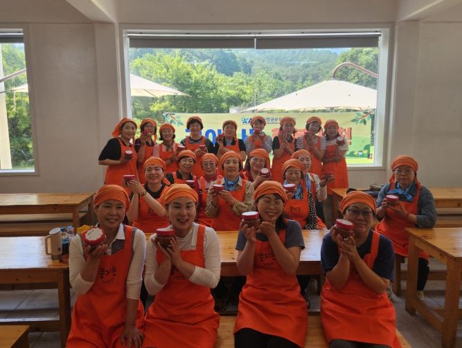 사천’ 직접 만든 전통식품 쌈장 나눔 진행