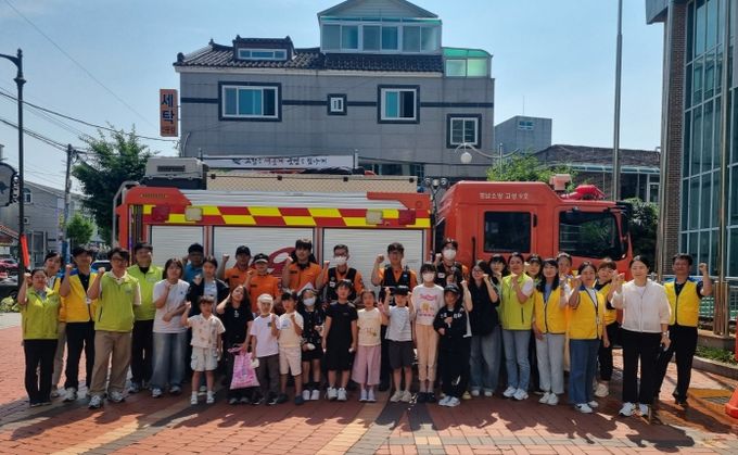 고성군종합사회복지관 · 고성소방서 합동소방훈련 실시