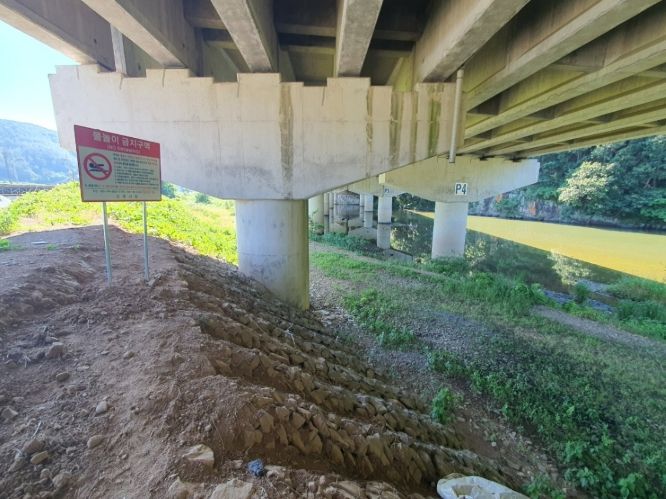 금곡면 영천강1교 하부‘물놀이 위험구역’설정