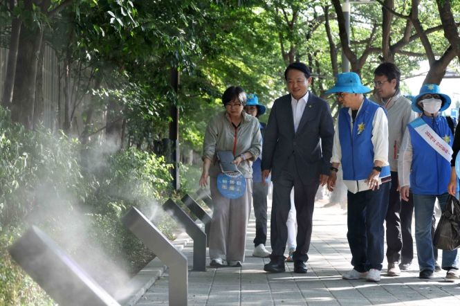 폭염저감시설(쿨링포그) 설치 및 운영