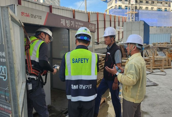 군산시, 폭염 대비 건설 현장 안전 점검 실시