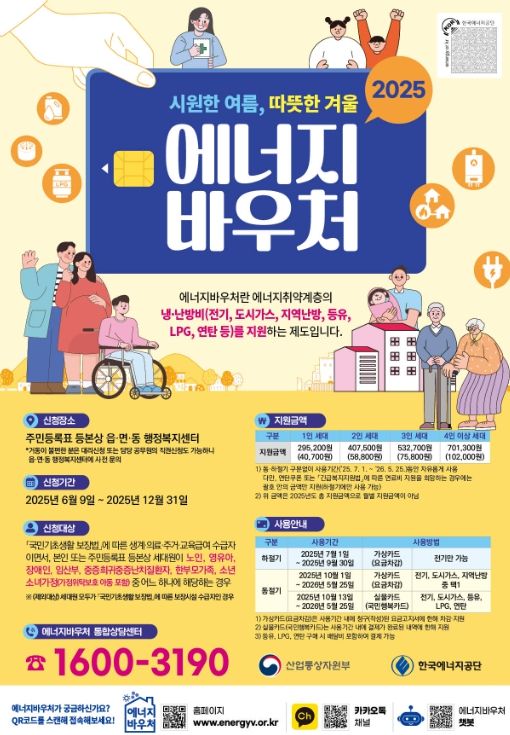 2025년도 에너지바우처 사업 시행