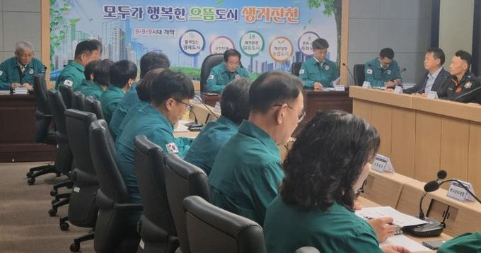 송기섭 진천군수, 폭염 대비 인명 피해 최소화 지시