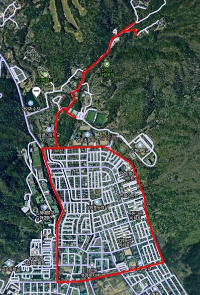 교체사업 대상지 위치도