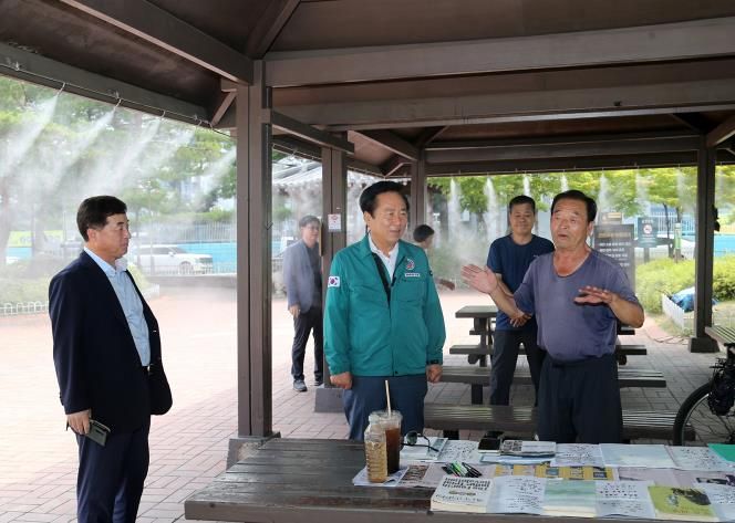 권기창 안동시장, 폭염 대비 현장점검 실시