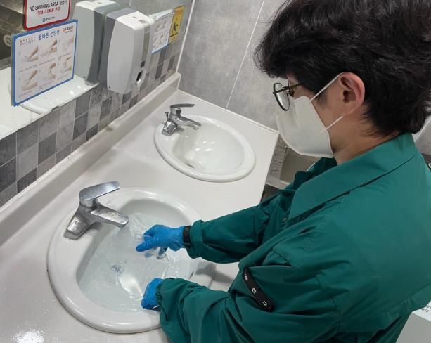 레지오넬라균 환경검사.