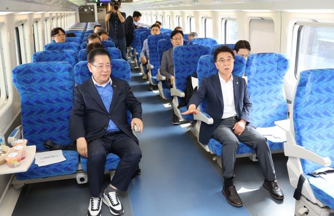 전남남해선 개통대비 시승 점검