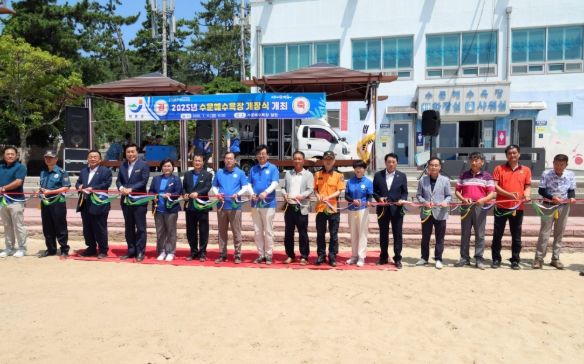 장흥군, 수문해수욕장 11일 개장... “깨끗하고 안전해요”