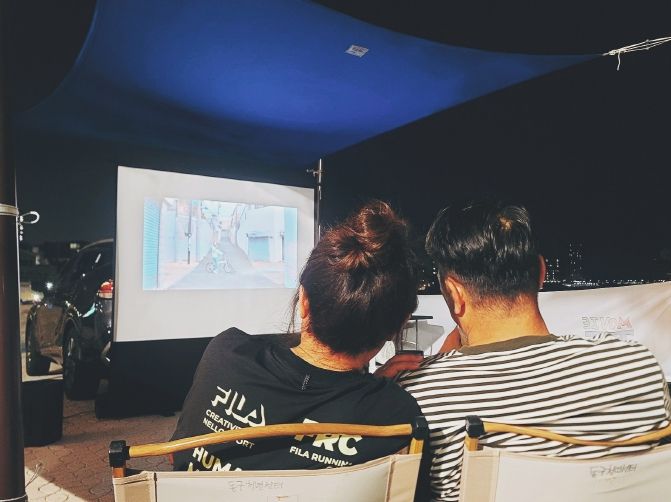 동구 꽃바위바다광장 무비트럭