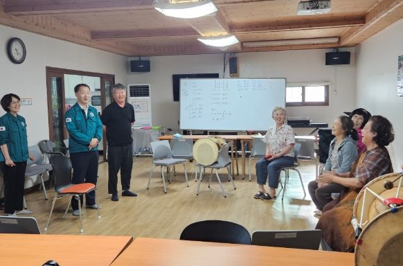 취약계층 어르신 이용 무더위 쉼터 시설 점검