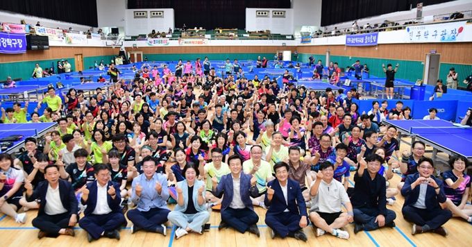 ‘제4회 진주시탁구협회 클럽대항전’개최