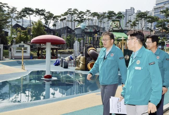 북면감계 물놀이장 현장점검