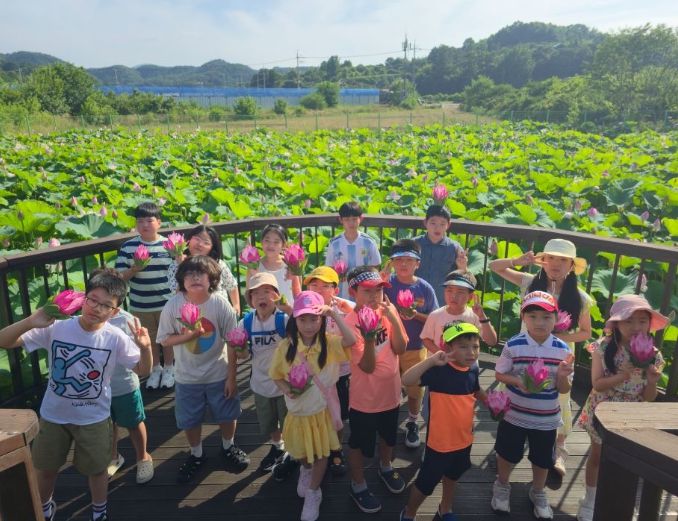 함안박물관, 7월‘아라홍련 페이퍼 플라워 무드등 만들기’ 교육프로그램 성료