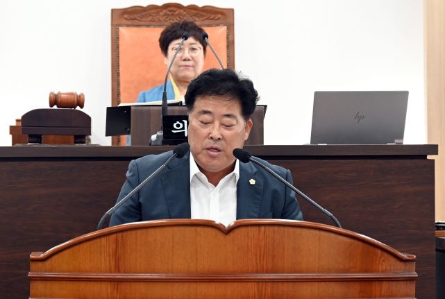 강대철 의원, 5분 자유발언 실시