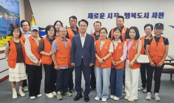 함양군아동위원협의회, 사천시 자매결연지 방문