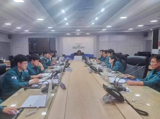 함양군, 호우 대비 부군수 주재 긴급 점검회의 개최