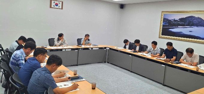 집중호우 피해 신속 대응을 위한 보고회