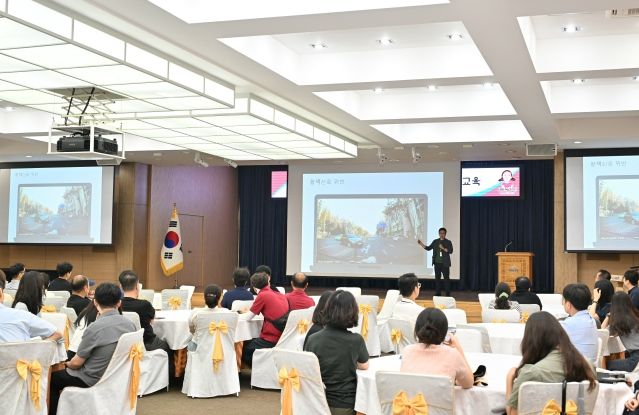 중구, 공용차량 담당자 및 운전자 대상 교통안전 교육 실시
