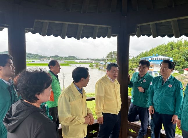 창녕 집중호우 피해 현장 방문