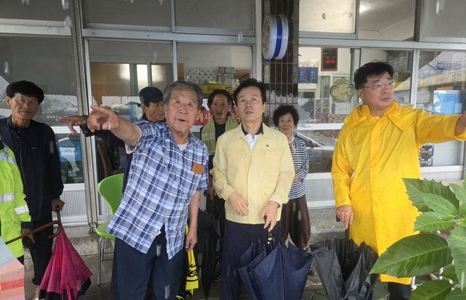 진주시, 집중호우 피해 현장 긴급 점검 … 복구에 행정력 집중