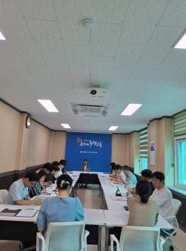 옥천교육지원청, 청렴 옥천교육 추진 기획단 사진