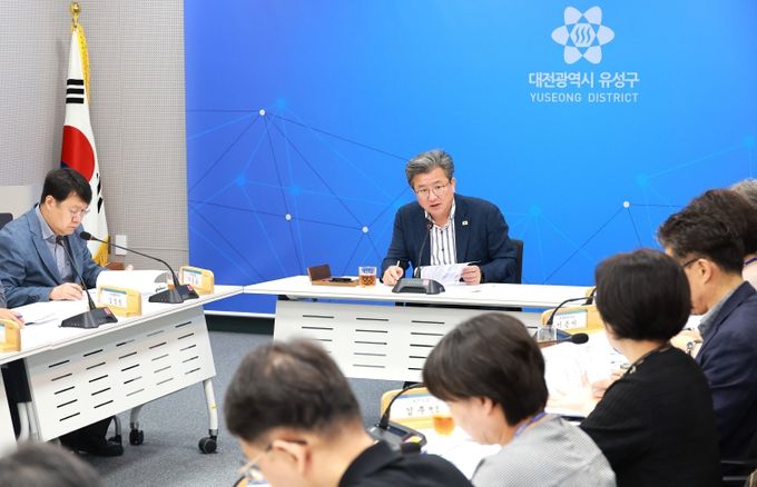 정용래 유성구청장 “민생회복 소비쿠폰 지급 만전”