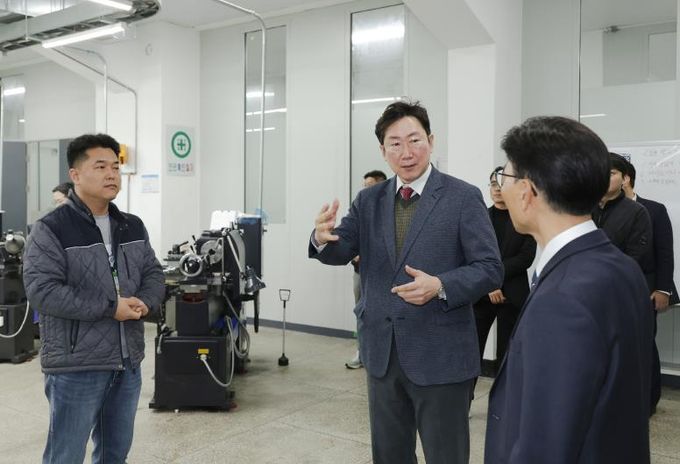 미래고등학교 방문 사진