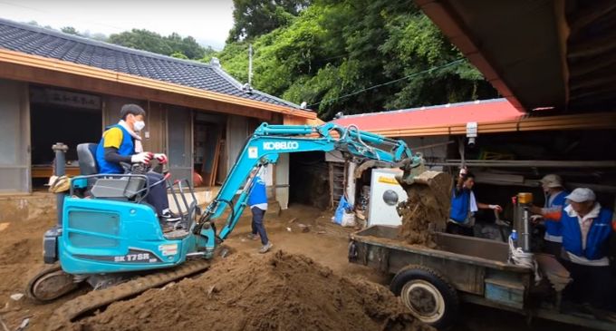 영양군 산불대책위, 산청군 수해복구