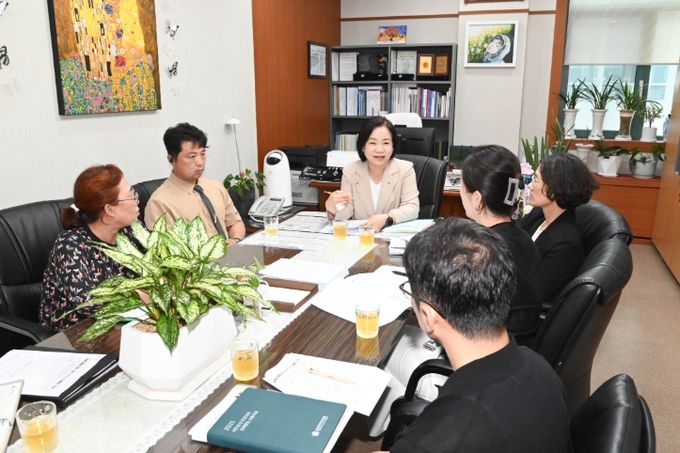 손명희 의원, 전국장애인체전 참가선수 활동지원사 지원 관련 간담회