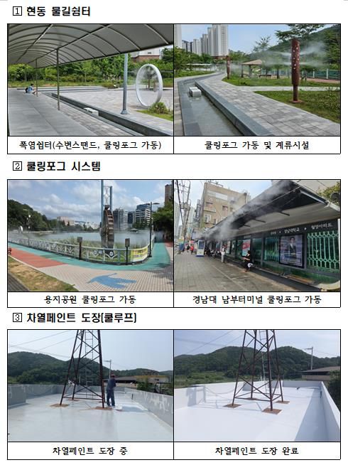 도심을 시원하게! 폭염 대응 ‘쿨링 창원특례시’ 조성