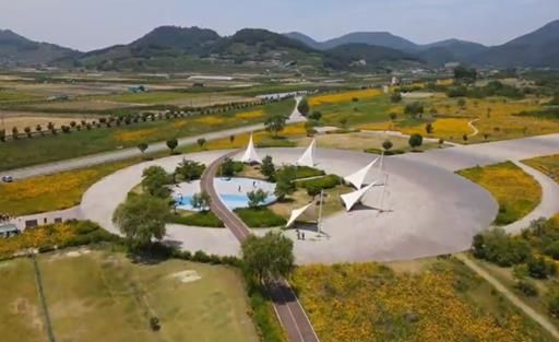 낙동강 수변공원 전경