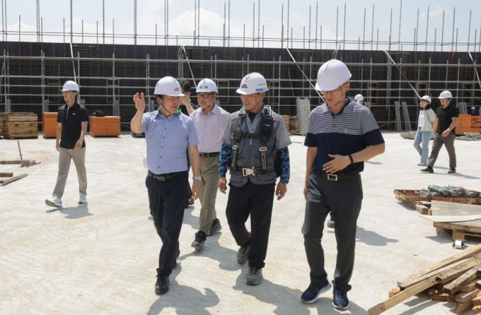 배드민턴체육관 건설 현장 안전 점검