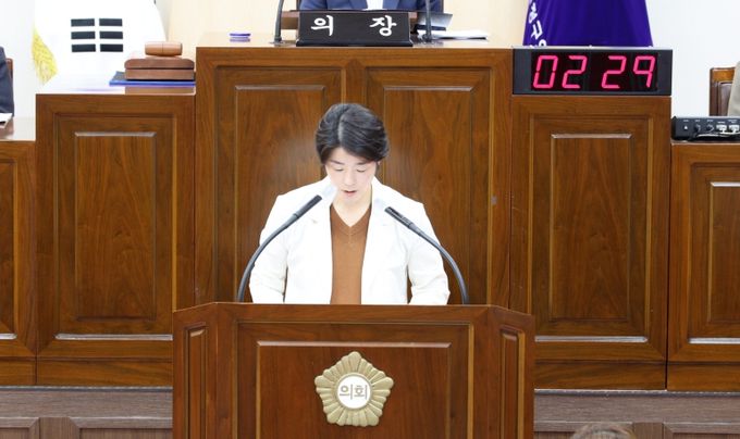 조준영의원 5분자유발언