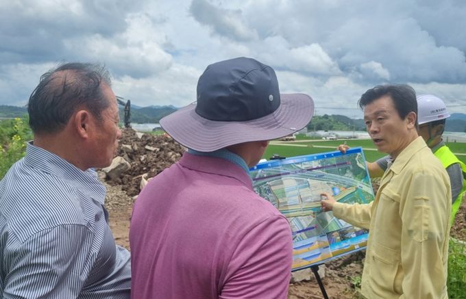 진주시, 집중호우 피해 신속한 복구 총력 대응 중
