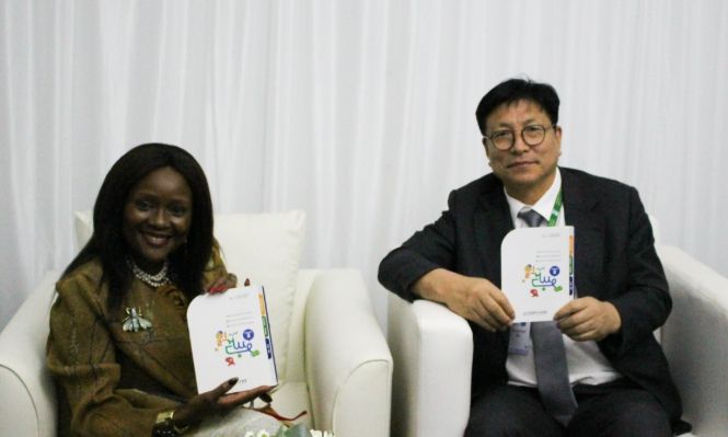 람사르 사무총장 및 짐바브웨 교육부 장관과 회동