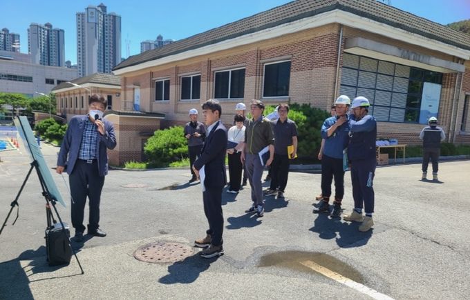 양산부시장 상하수도시설 현장행정
