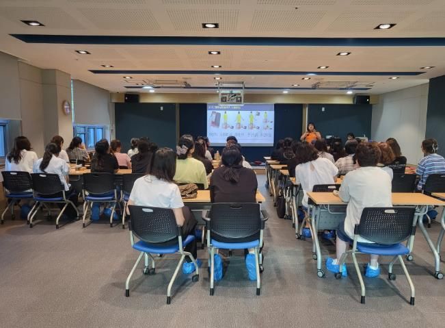 거제시육아종합지원센터, 보육 교직원 응급처치 실습 교육 실시