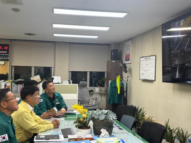 이상근 고성군수, 집중호우속 재난대응 총력