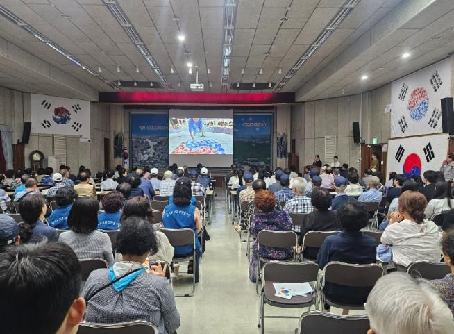 광복 80주년 기념 태극기 제작 소감 발표회 사진