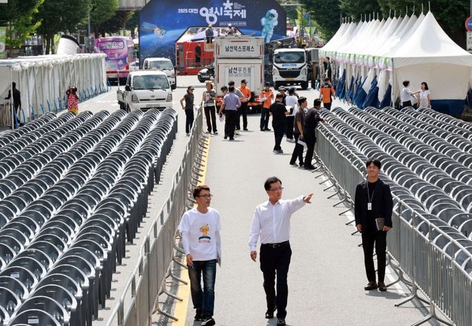 조원휘 의장 0시축제 관련 현장 점검