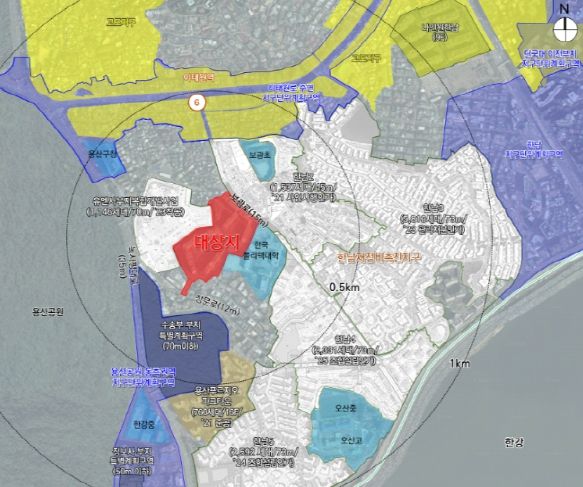 이태원 청화아파트 위치도
