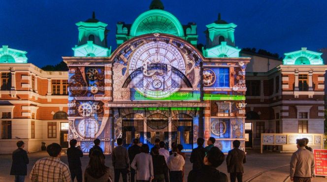 빛으로 물든 합천영상테마파크·청와대 세트장 야간 개장 시범운영!!