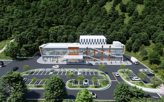 거창군 화장시설 조감도