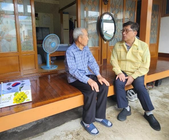 남해군 남해읍, 8.15 광복절 맞아 독립유공자 유족 위문